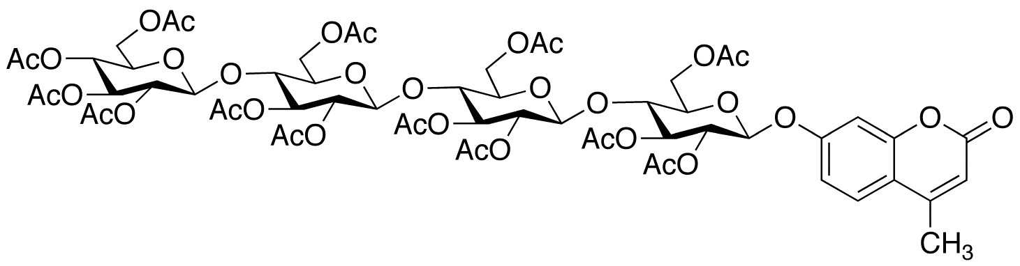 4-Methylumbelliferyl β-D-Cellotetroside Tridecaacetate