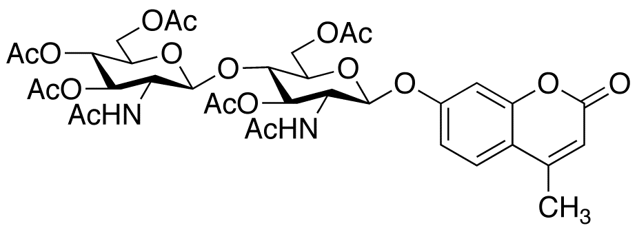 4-Methylumbelliferyl β-D-Chitobiose Peracetate