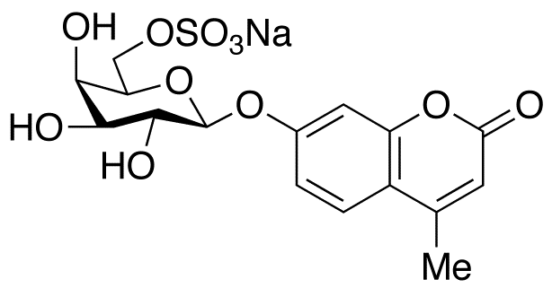 4-Methylumbelliferyl β-D-Galactopyranoside-6-sulfate Sodium Salt