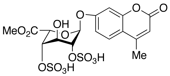 4-Methylumbelliferyl α-L-Idopyranosiduronic Acid Methyl Ester 2,4-Disulfate
