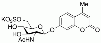 4-Methylumbelliferyl 6-Sulfo-2-acetamido-2-deoxy-β-D-glucopyranoside, Potassium Salt 