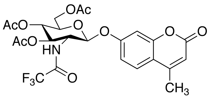 4-Methylumbelliferyl 2-Trifluoroacetyl-3,4,6-O-triacetyl-2-deoxy-β-D-glucopyranoside