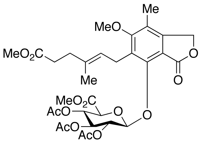Mycophenolic Acid Methyl Ester 6-(Tri-O-acetyl-β-D-glucuronic Acid Methyl Ester)