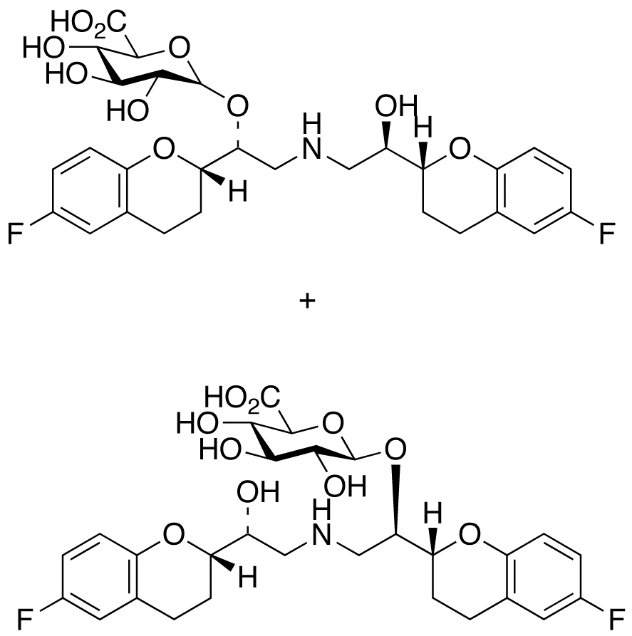 (+)-Nebivolol O-β-D-Glucuronide(Mixture of 2 Diastereomers)