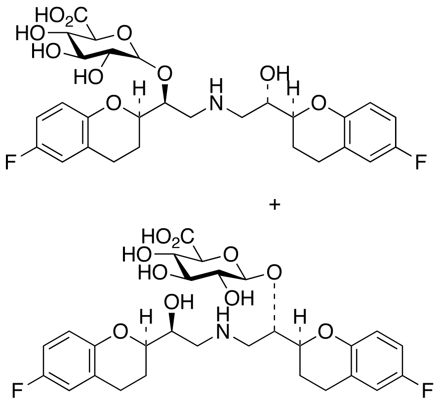 (-)-Nebivolol O-β-D-Glucuronide(Mixture of 2 Diastereomers)