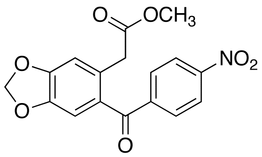6-(4-Nitrobenzoyl)-1,3-benzodioxole-5-acetic Acid Methyl Ester