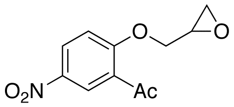 5-Nitro-2-(oxiranylmethoxy)acetophenone
