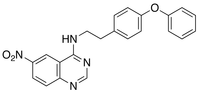 6-Nitro-4-(4-phenoxyphenylethylamino)quinazoline