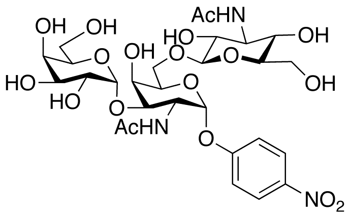4-Nitrophenyl 2-Acetamido-6-O-(2-acetamido-2-deoxy-β-D-glucopyranosyl) -3-O-(β-D-galactopyranosyl)-2-deoxy-α-D-galactopyranoside