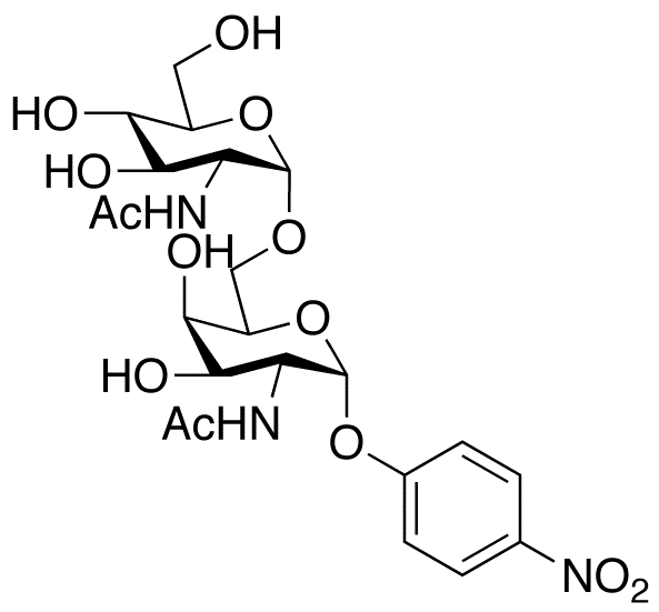 4-Nitrophenyl 2-Acetamido-2-deoxy-(6-O-2-acetamido-2-deoxy-α-D-gluco-pyranosyl)-α-D-galactopyranoside