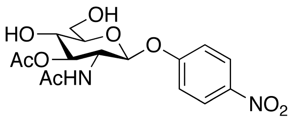 p-Nitrophenyl 2-Acetamido-2-deoxy-3-O-acetyl-β-D-glucopyranoside