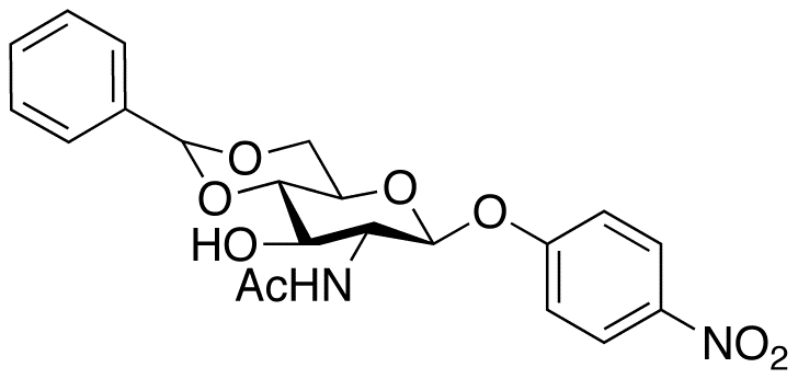 p-Nitrophenyl 2-Acetamido-2-deoxy-4,6-benzylidene-β-D-glucopyranoside