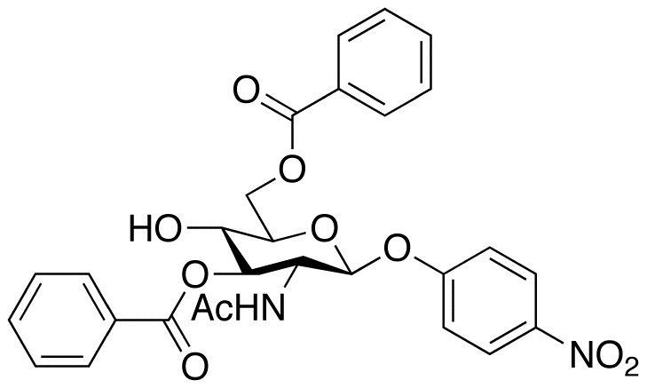 p-Nitrophenyl 2-Acetamido-2-deoxy-3,6-di-O-benzoyl-β-D-glucopyranoside