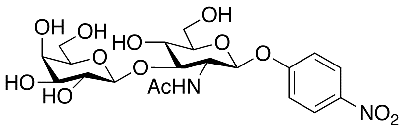 p-Nitrophenyl 2-Acetamido-2-deoxy-3-O-(β-D-galactopyranosyl)-β-D-glucopyranoside