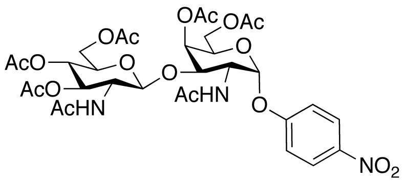 4-Nitrophenyl 2-Acetamido-4,6-di-O-acetyl-3-O-(2-acetamido-3,4,6-tri-O-acetyl-β-D-glucopyranosyl)-α-D-galactopyranoside