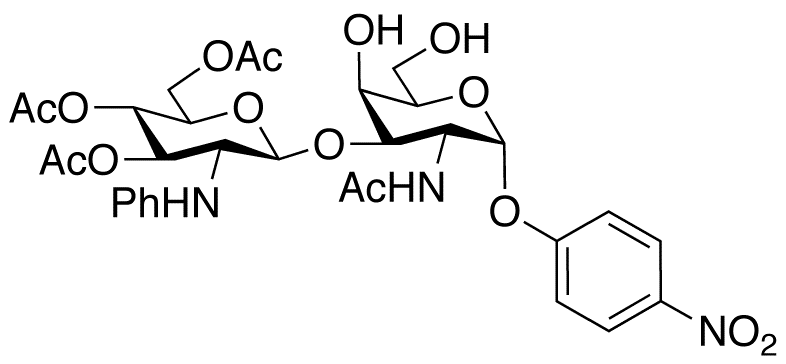 4-Nitrophenyl 2-Acetamido-3-O-(3,4,6-tri-O-acetyl-2-deoxy-2-phthalimido-β-D-glucopyranosyl)-α-D-galactopyranoside