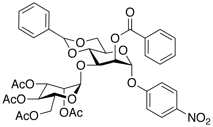 4-Nitrophenyl 2-Benzoyl-4,6-O-benzylidene-3-O-(2’,3’,4’,6’-tetra-O-acetyl-α-D-mannopyranosyl)-α-D-mannopyranoside