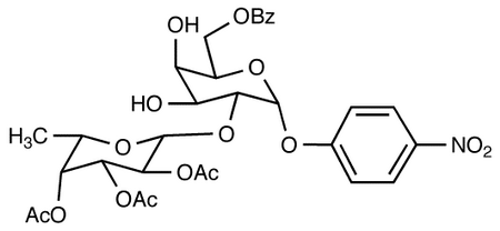 p-Nitrophenyl 6-O-Benzoyl-2-O-(2,3,4-tri-O-acetyl-β-L-fucopyranosyl)-α-D-galactopyranoside