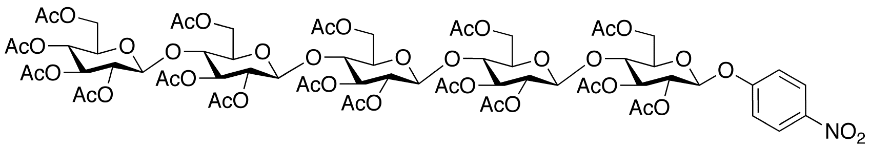 p-Nitrophenyl β-D-Cellopentaoside Hexadecaacetate