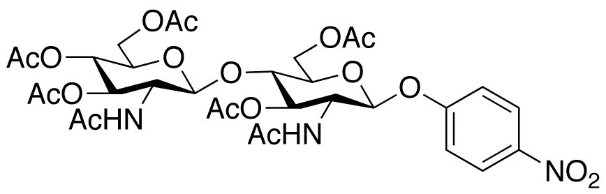 1-(4-Nitrophenyl)-N,N’-Diacetyl-3,6,3’,4’,6’-penta-O-acetylchitobioside