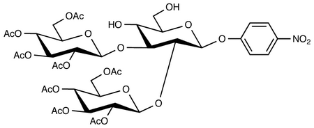 4-Nitrophenyl 2,3-Di-O-(2,3,4,6-tetra-O-acetyl-β-D-glucopyranosyl)-β-D-glucopyranoside