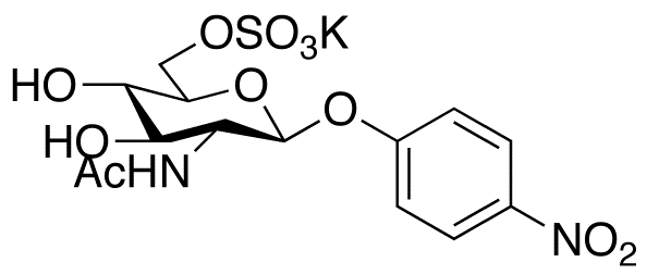 p-Nitrophenyl 6-Sulfo-2-acetamido-2-deoxy-β-D-glucopyranoside, Potassium Salt