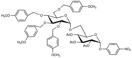 4-Nitrophenyl 2,3,4-Tri-O-acetyl-6-O-(2’,3’,4’,6’-tetra-O-4-methoxybenzyl-α-D-glucopyranosyl)-α-D-glucopyranoside