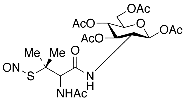 N-(S-Nitroso-N-acetyl-DL-penicillamine)-2-amino-2-deoxy-1,3,4,6-tetra-O-acetyl-β-D-glucopyranose
