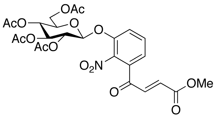 (2E)-4-[2-Nitro-3-[(2,3,4,6-tetra-O-acetyl-β-D-glucopyranosyl)oxy]phenyl]-4-oxo-2-butenoic Acid Methyl Ester