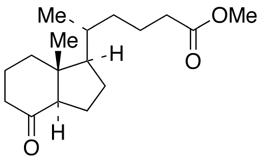 [1R-[1α(R),3aβ,7aα]]-Octahydro-delta,7a-dimethyl-4-oxo-1H-indene-1-pentanoic Acid Methyl Ester