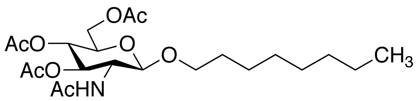 Octyl 2-Acetamido-2-deoxy-3,4,6-tri-O-acetyl-β-D-glucopyranoside