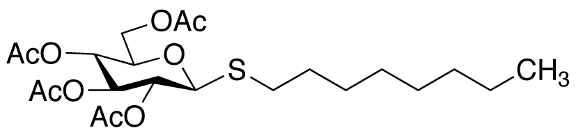 Octyl Tetra-2,3,4,6-O-acetyl-β-D-thioglucopyranoside