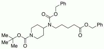 4-[[5-Oxo-5-(phenylmethoxy)pentyl][(phenylmethoxy)carbonyl]amino]-1-piperidinecarboxylic Acid t-Butyl Ester