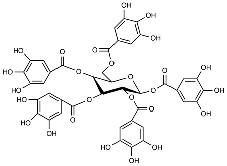 1,2,3,4,6-Penta-O-galloyl-β-D-glucopyranose >90%