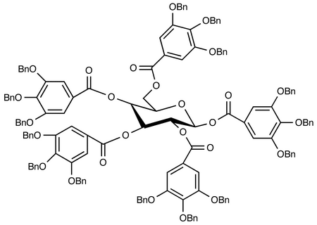 1,2,3,4,6-Penta-O-(3,4,5-tri-O-benzylgalloyl)-β-D-glucopyranose