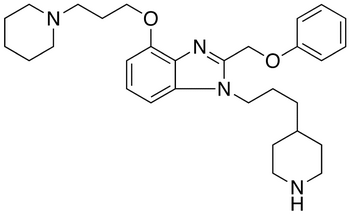 2-(Phenoxymethyl)-4-[3-(1-piperidinyl)propoxy]-1-[3-(4-piperidinyl)propyl]-1H-benzimidazole