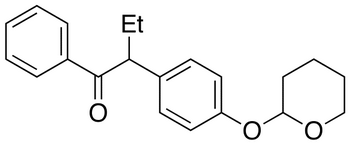 1-Phenyl-2-[4-[(tetrahydro-2H-pyran-2-yl)oxy]phenyl]-1-butanone
