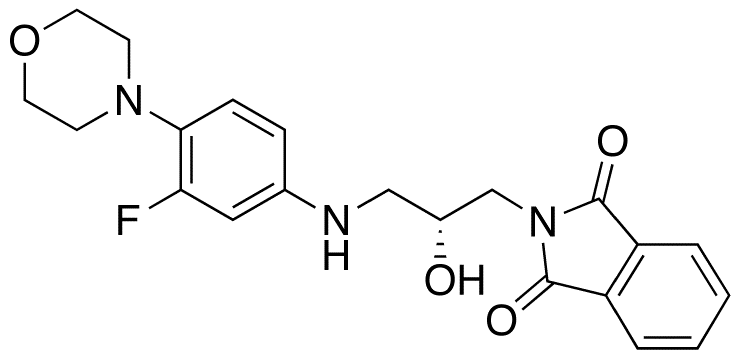 N-(3-Phthalimido-2-(R)-hydroxypropyl)-3-fluoro-4-(morpholinyl)aniline
