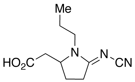rac N-Propyl-2-cyanimidopyrrolidine-5-acetic Acid