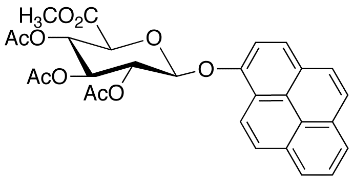 1-Pyrenyl-2,3,4-tri-O-acetyl-β-D-glucuronic Acid, Methyl Ester
