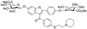 Raloxifene 6,4’-Bis(2,3,4,6-tetra-O-acetyl-β-D-glucuronide Methyl Ester)