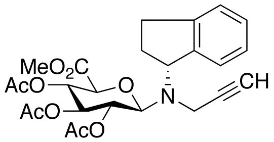 Rasagiline tri-O-Acetyl-N-β-D-glucuronide Methyl Ester