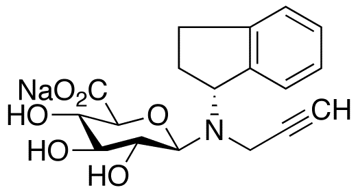 Rasagiline N-β-D-Glucuronide Sodium Salt, 90%