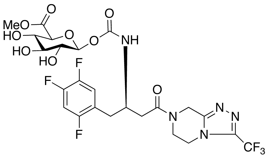Sitagliptin Carbamoyl β-D-Glucuronide Methyl Ester