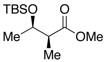 (R,S)-3-[(Tert-butyldimethylsilyl)oxy]-2-methyl-butanoic Acid Methyl Ester