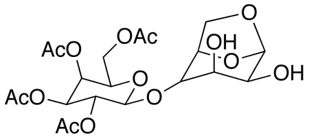 4-O-β-(2,3,4,6-Tetra-O-acetyl-D-galactopyranosyl)-(1’,6’-anhydro-D-mannopyranoside)