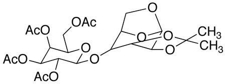 4-O-β-(2,3,4,6-Tetra-O-acetyl-D-galactopyranosyl)-(1’,6’-anhydro-2’,3’-O-isopropylidene-β-D-mannopyranose)