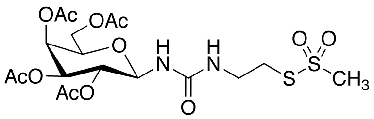 2,3,4,6-Tetra-O-acetyl-N-(β-D-galactopyranosyl)-N’-[(2-methanethiosulfonyl)ethyl]urea