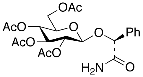(αR)-α-[(2,3,4,6-Tetra-O-acetyl-β-D-glucopyranosyl)oxy]benzeneacetamide