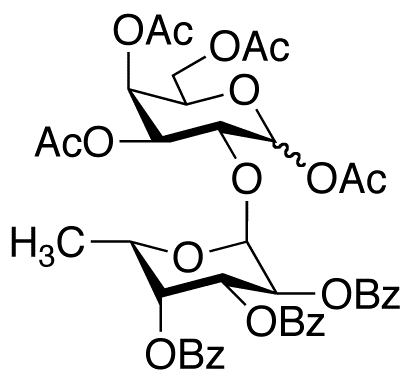1,3,4,6-Tetra-O-acetyl-2-(2’,3’,4’-tri-O-benzoyl-α-L-fucopyranosyl)-galactopyranose